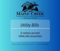 Utility Bills Are Ready for Pick-up