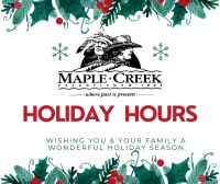 Holiday Hours