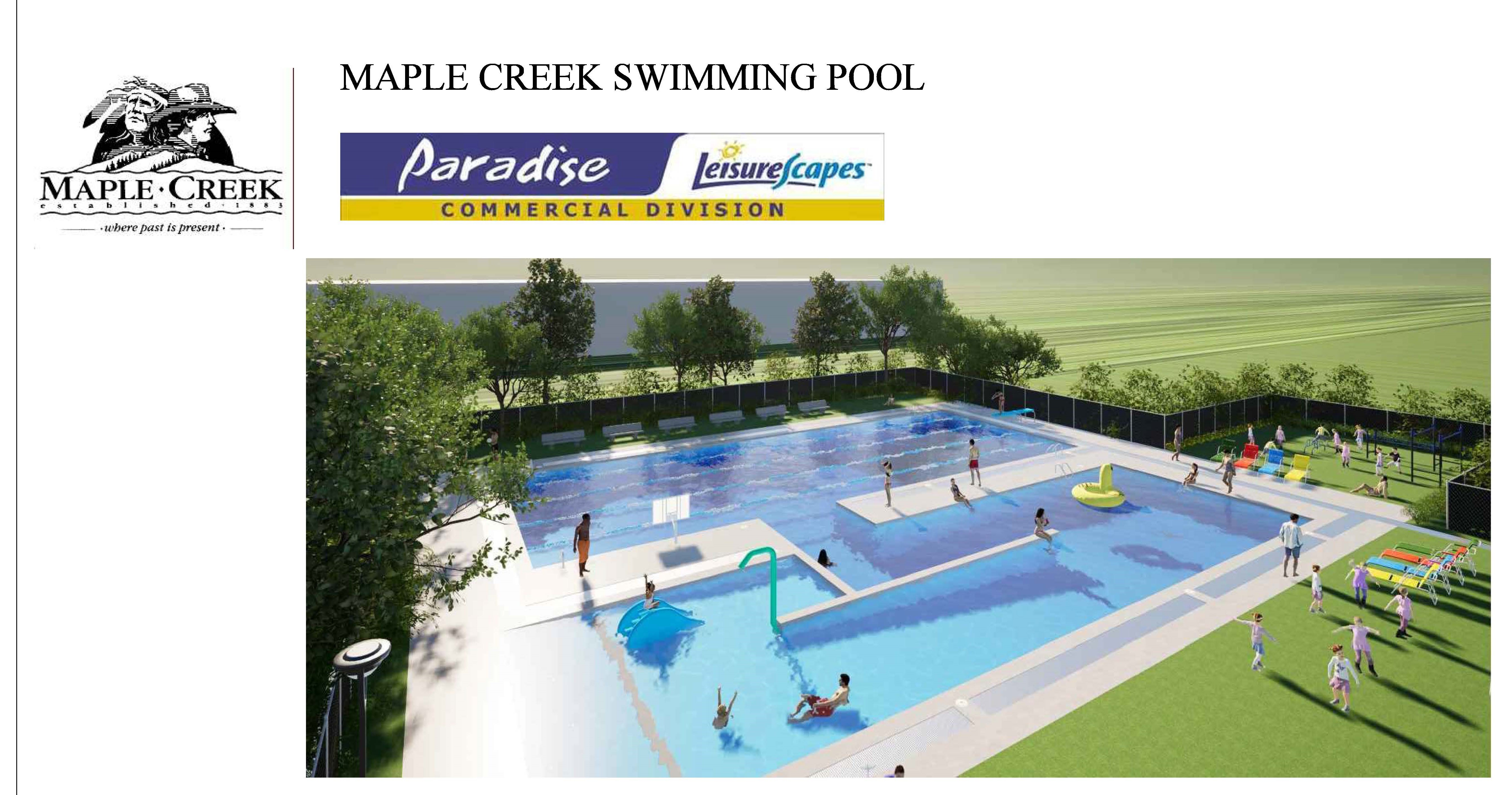 Paradise Pool - Site Rendering